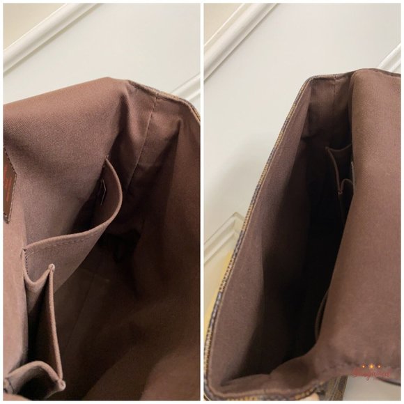 Authentic Louis Vuitton Damier Ebene Coated Canvas Brooklyn PM Crossbody Bag - Picture 12 of 14